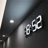 GlowLuxe - Orologio da parete 3D LED elegante