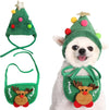 Set Natalizio Festivo per Animali Domestici - Cappello & Bavaglino