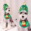 Set Natalizio Festivo per Animali Domestici - Cappello & Bavaglino