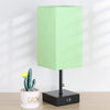 LumiCharge – Lampada da tavolo moderna con porte di ricarica USB