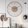 Scandinavische Houten Wandklok - Stijlvolle Tijdweergave voor Een Moderne Sfeer