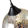 Lampada da soffitto moderna in vetro 3D