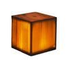 LumiHout - Lampada da tavolo LED con batteria e touch control
