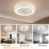 Ventilatore da soffitto moderno con lampada LED