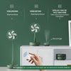 BreezeFold – Opvouwbare en Oplaadbare Tafelventilator