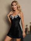 LunaGrace - Elegante camicia da notte con dettagli in pizzo