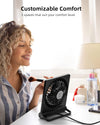 Compacte Ultrastille Tafelventilator – Stille Verkoeling voor Kleine Ruimtes