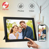 Digitale Fotolijst - 10.1 Inch Display met Stijlvol Houten Ontwerp