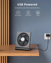 Compacte Ultrastille Tafelventilator – Stille Verkoeling voor Kleine Ruimtes
