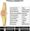 Elegante Orologio da Donna - Stile Mini Orologio con Cinturino in Acciaio Inossidabile