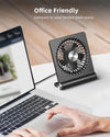 Compacte Ultrastille Tafelventilator – Stille Verkoeling voor Kleine Ruimtes