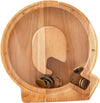 WoodBank - Salvadanaio in legno con design creativo