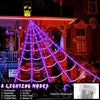 Gigante Ragnatela Luminescente Decorazione di Halloween