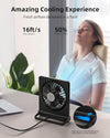 Compacte Ultrastille Tafelventilator – Stille Verkoeling voor Kleine Ruimtes