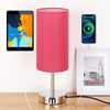 LumiTouch – Lampada da tavolo dimmerabile touch con porte di ricarica USB