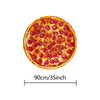 SnackWrap – Zachte Flanellen Deken in Food-Print Design