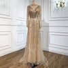 Zavando Luxe High-End Abendkleid-Banketrok mit Perlen