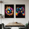 Stijlvolle 3-delige Canvas Poster Set - Moderne Abstracte Muurdecoratie