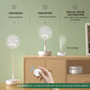 BreezeFold – Opvouwbare en Oplaadbare Tafelventilator