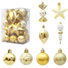 Kerstboomdecoratie Set – Unieke Ornamenten voor een Magische Kerst