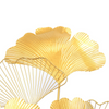 Decorazione da parete con foglia di Ginkgo dorata