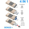FlashDrive Pro - 4-in-1 USB Stick voor iPhone, iPad & Android