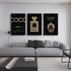 Luxury Perfume Bottle Canvas Art Set – Elegantie voor Jouw Ruimte