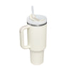 Isolierbecher mit Griff und Strohhalm, 40 oz