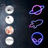 SpaceGlow Lampada da parete - Illuminazione al neon vivace