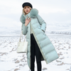 WinterLuxe - Lange Gewatteerde Jacke mit Kunstpelz