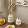 Vaso ceramico a spirale boho