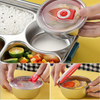 Thermo-Lunchbox aus Edelstahl – Innenraum aus Edelstahl – 3 oder 4 Fächer mit Suppenschüssel – Wanduhr