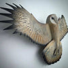 Majestic Owl Wood Wall Sculpture - Elegante Natuurlijke Wanddecoratie