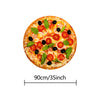 SnackWrap – Zachte Flanellen Deken in Food-Print Design
