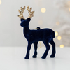 GlitterDeer Hert Ornament - Sprankelende elegantie voor je kerstdecoraties