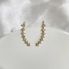 Zeven Ster Diamanten Oorbellen - Glanzende Elegantie