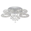 Lampada da soffitto a LED, lampadario di cristallo