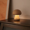 LumoGlow - Incantevole Lampada Notturna LED a Forma di Fungo in Legno