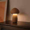 LumoGlow - Incantevole Lampada Notturna LED a Forma di Fungo in Legno
