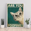 Are You Canvas - Humoristisch Decor voor Badkamer en Toilet