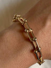 Bracciale Diana – Bracciale in acciaio inossidabile placcato oro di lusso