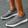 Anicia Crystal Ademend Orthopedische Instapschoenen voor Wandelen