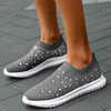 Anicia Crystal Ademend Orthopedische Instapschoenen voor Wandelen