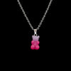Collana con Ciondolo Orsetto – Collana in Acciaio Inossidabile con Ciondolo