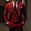 Heren 3-Delig Pak - Elegantie en Comfort in Eén