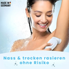 PureSkin PRO waterdichte damesraser voor zijdezachte huid - pijnloos, nat & droog