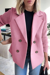 Blazer met gebreide mouwen voor dames | Op maat gemaakt, heuplengte 0