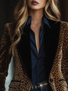 Blazer met luipaardprint voor dames | Losse pasvorm 2