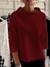 Blouse met korte mouwen, hoge kraag | Veelzijdig 6