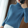 CozyChic - Maglione a collo alto lavorato a maglia per calore e stile